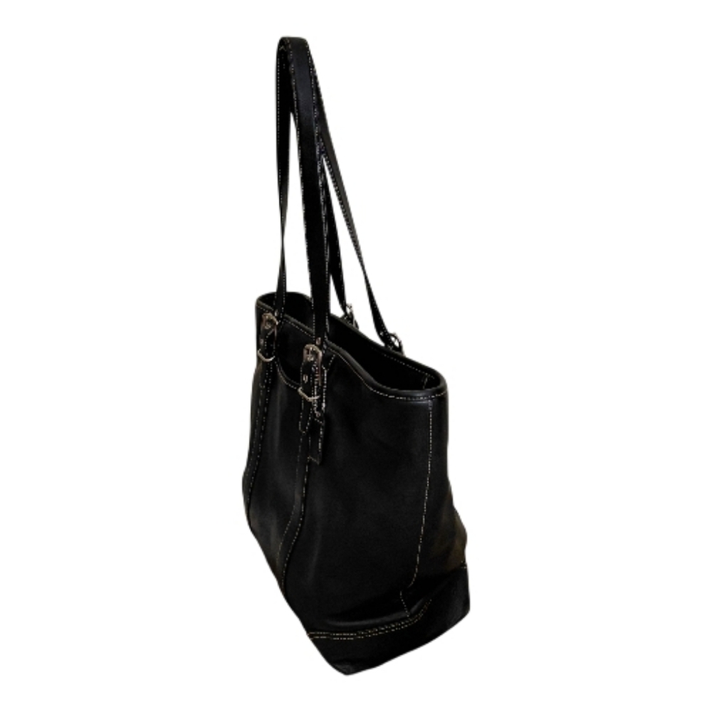 Coach Vintage Hampton Black Large Tote Bag - Picture 3 of 14
